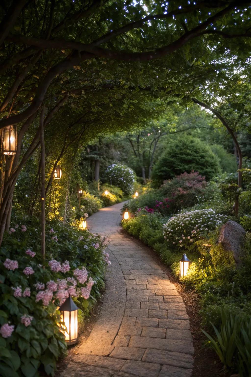 Using solar path lights is an environmentally conscious way to illuminate your walkways.