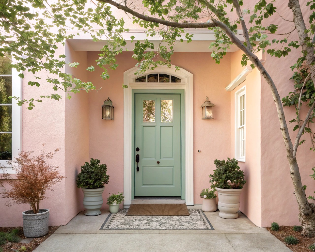 Choosing the right paint colors can greatly impact the feel and continuity of the entryway.