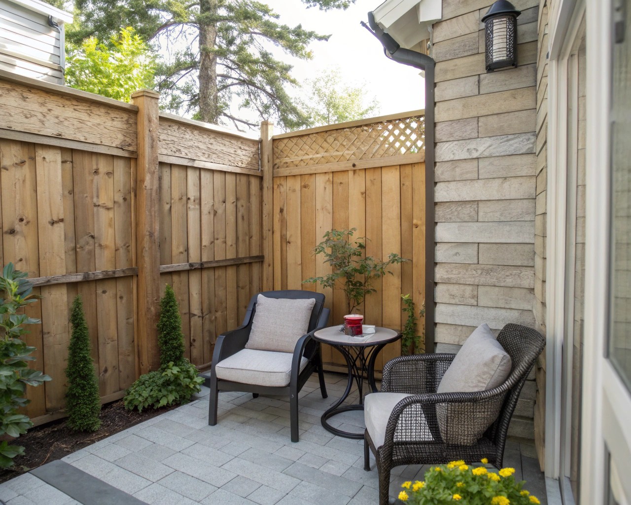 Ensure your privacy solutions maintain design cohesion with surrounding architecture.