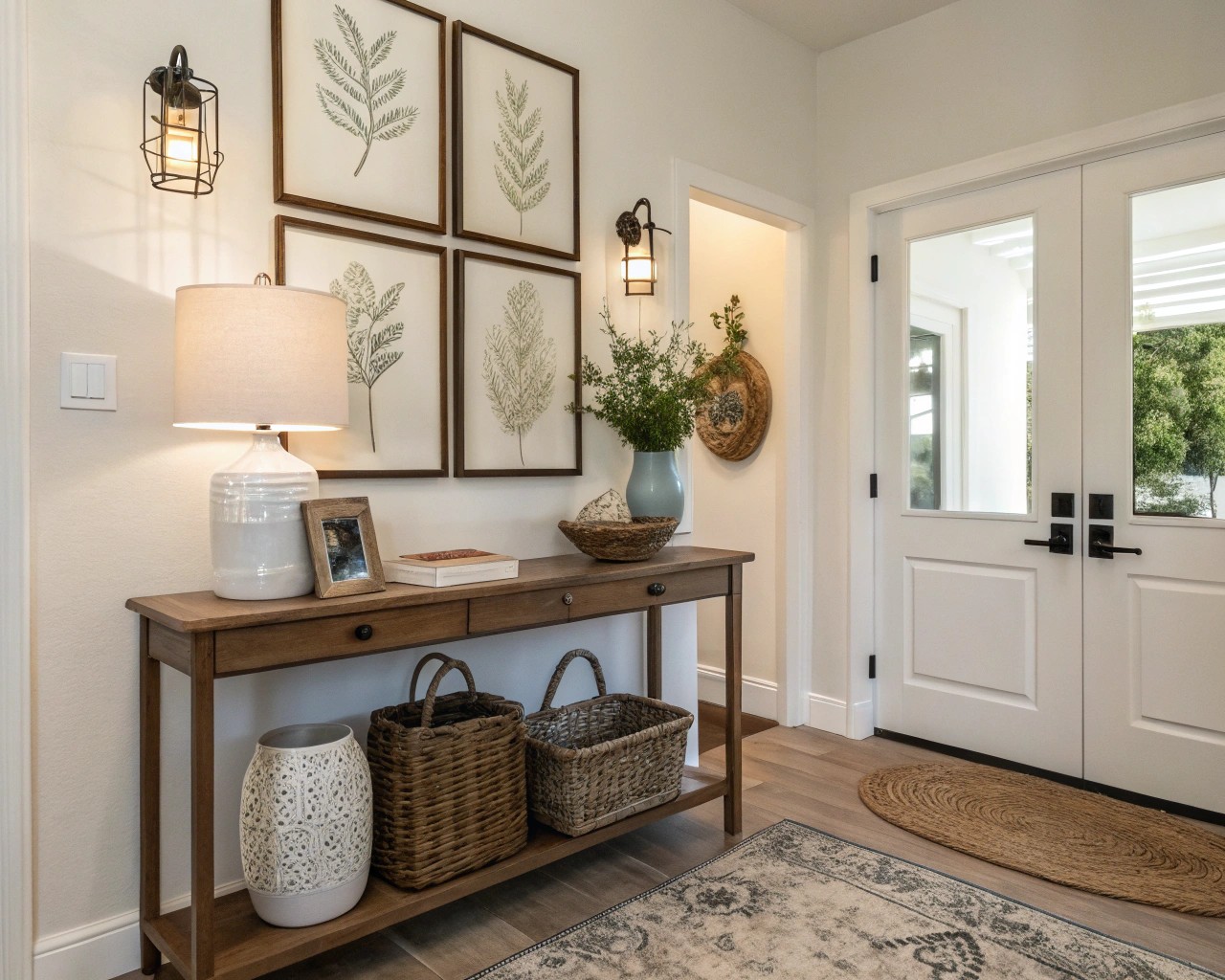 First impressions start at the entryway, setting the mood for the entire home.
