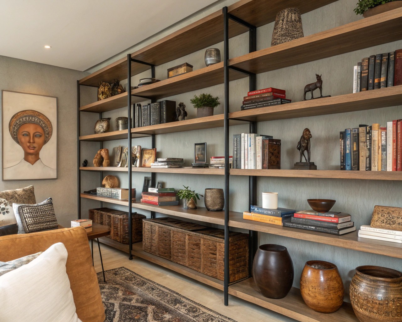 Mixing textures on shelves enhances the sensory experience and reinforces emotional connections.