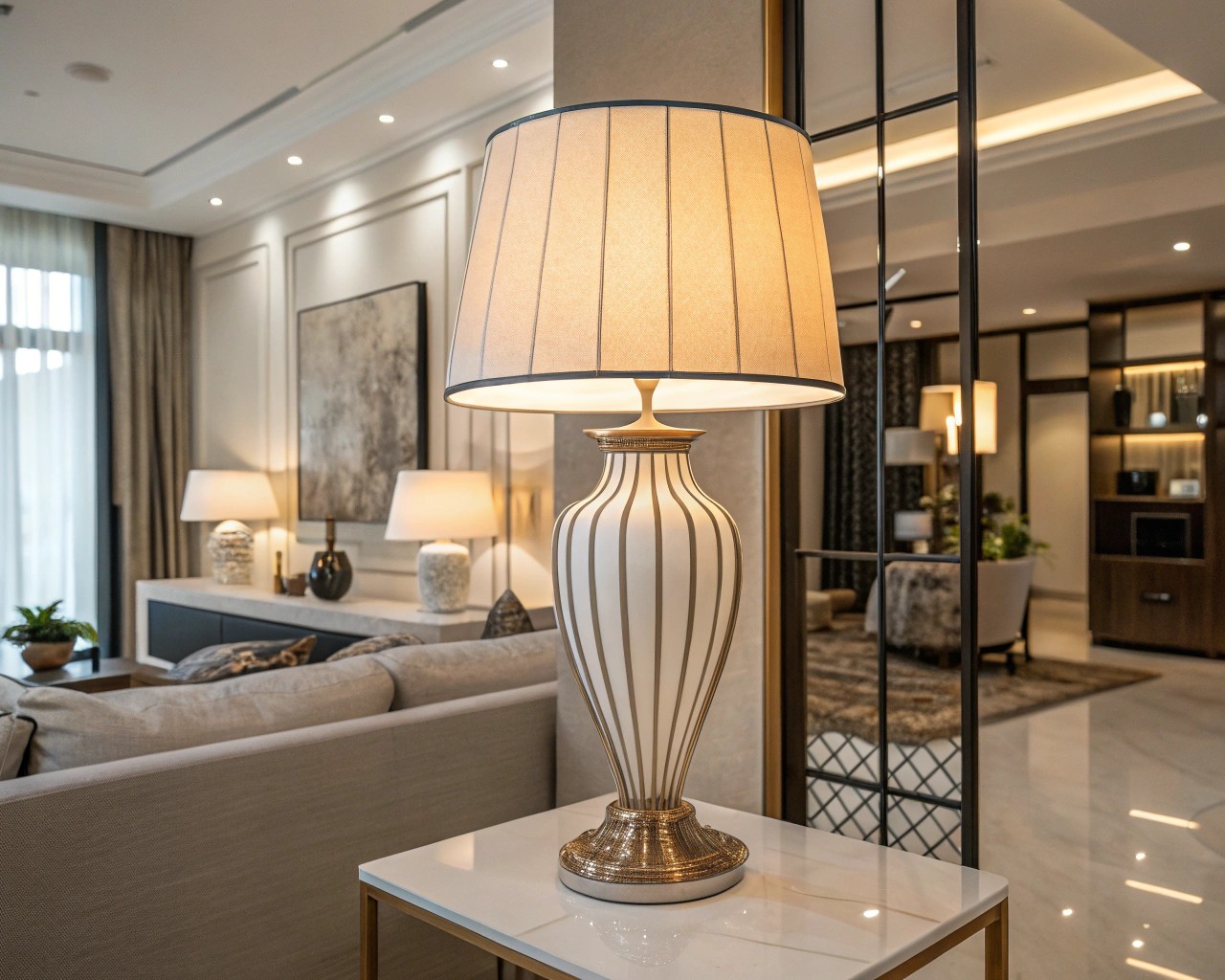 Proper task lighting enhances a room's functionality and ambiance, adding visual weight to the space's composition.