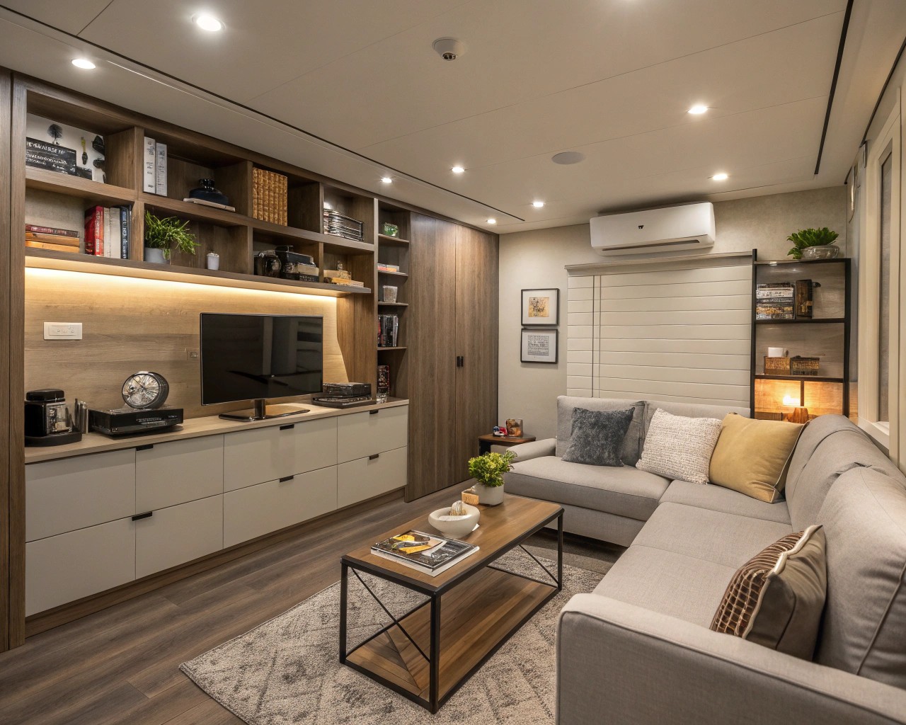 The 6-piece foundation provides balance and harmony in room design, focusing on essential furniture selection.